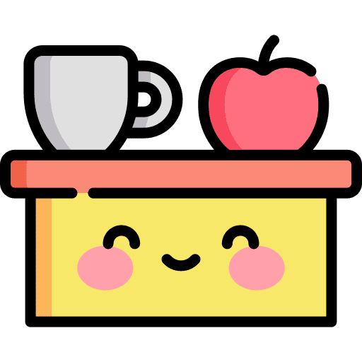 Teacher desk furniture and household classroom chair icon