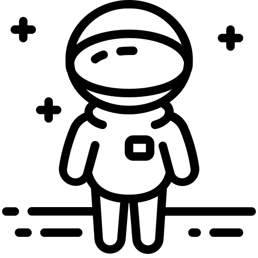 Astronaut people professions and jobs profession icon