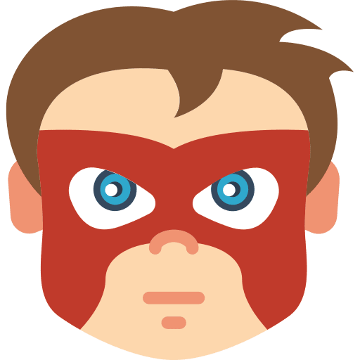 Superhero avatar superhero user icon