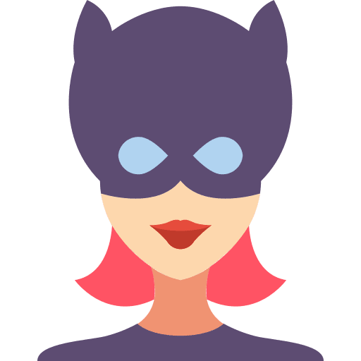 Superhero character avatar superpower icon