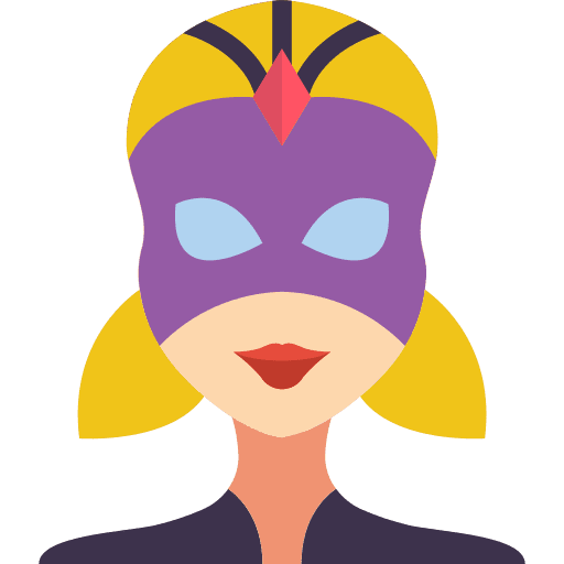 Superhero superpower character user icon
