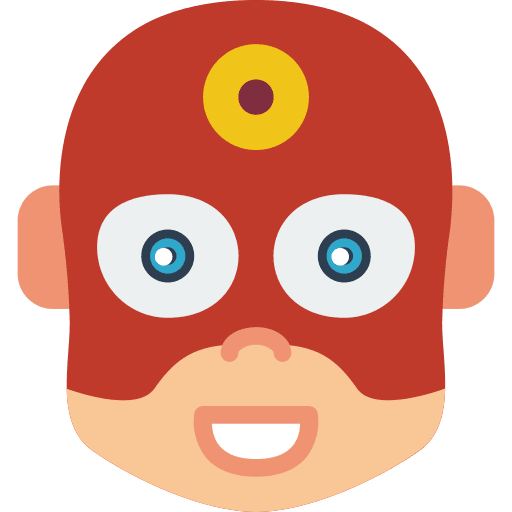 Superhero superpower user avatar icon
