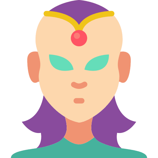 Superhero user superpower woman icon