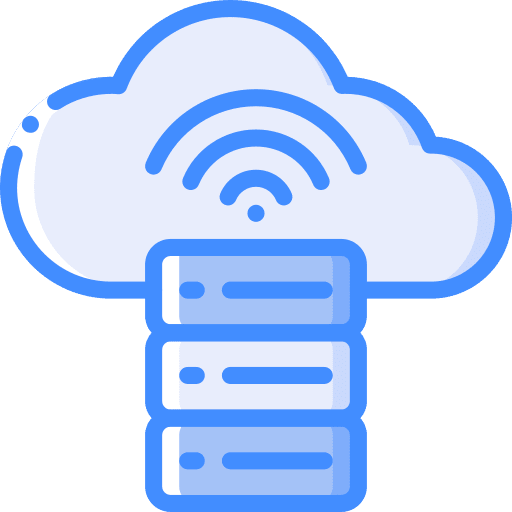 Cloud computing ui multimedia option multimedia icon