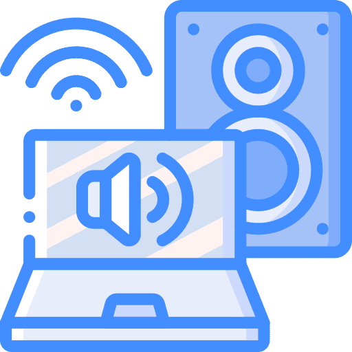 Hifi audio electronics computer icon