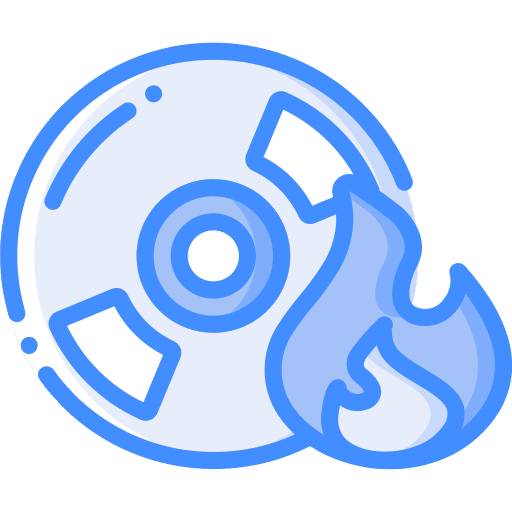 Cd burning cd burn music and multimedia cd burning icon