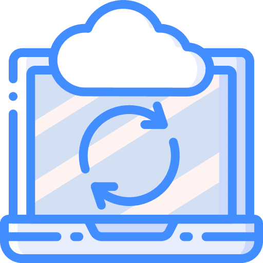 Laptop refresh laptop computer icon