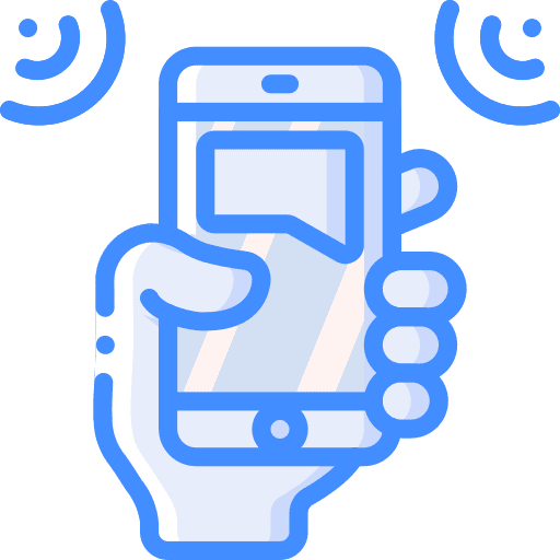 Smartphone communications touch screen cellphone icon