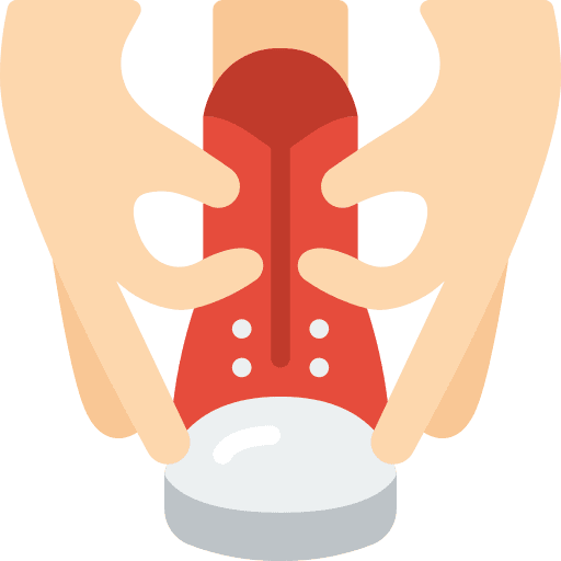 Shoe shoe garment tie icon