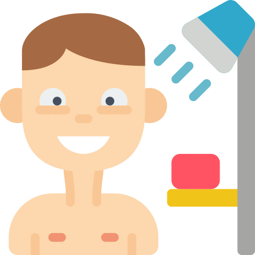 Shower man hygiene avatar icon