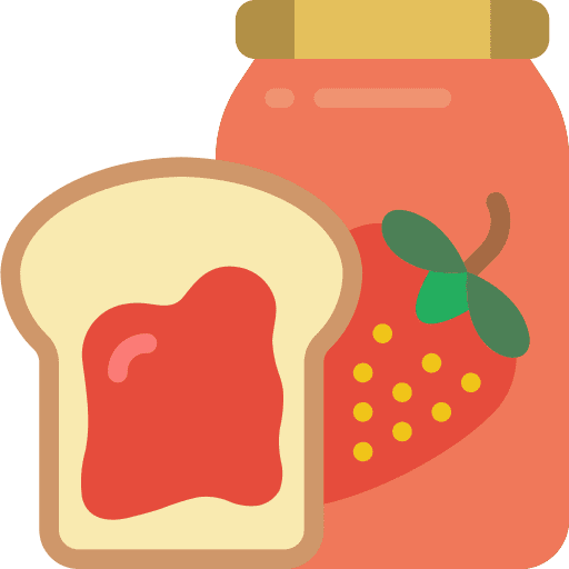 Breakfast food and restaurant breakfast toasts icon