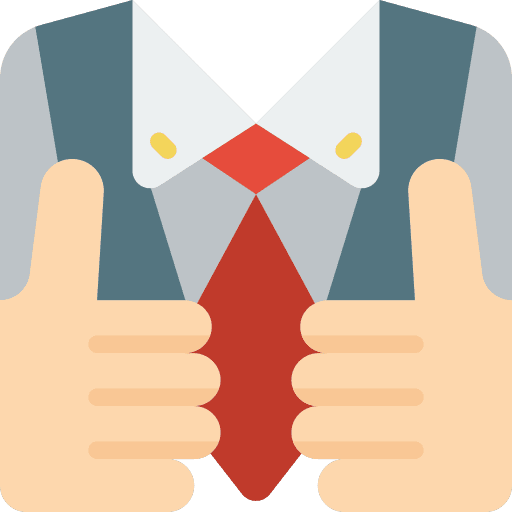 Getting dressed fashion garment suit icon