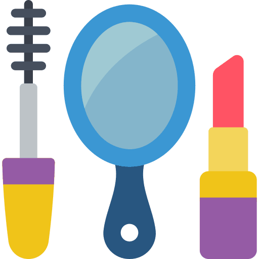 Makeup lipstick mirror beauty icon