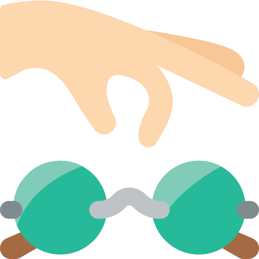 Reading glasses optical glasses ophthalmology icon