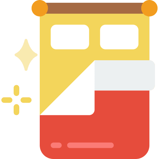 Bed furniture bedroom bed icon