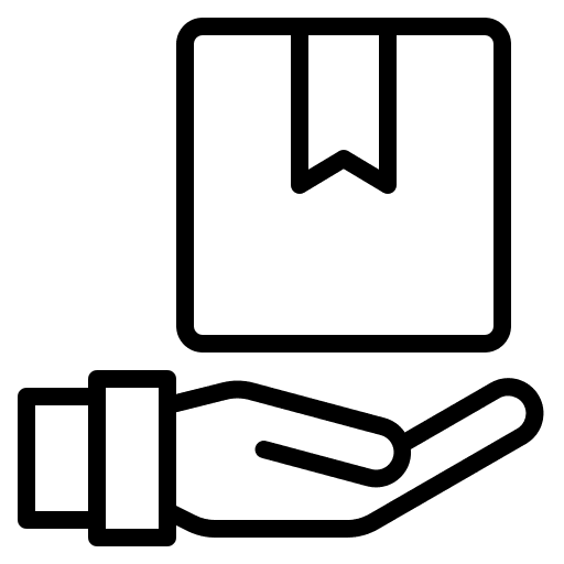 Box drop shipping delivery product icon