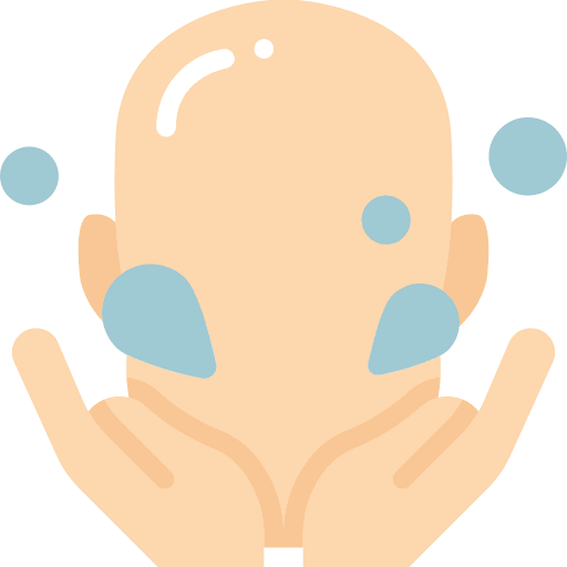 Washing beauty face washing icon