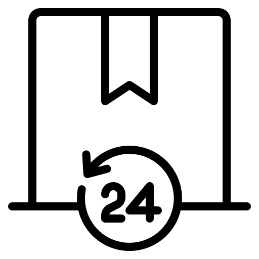 Delivery 24 hours delivery service icon