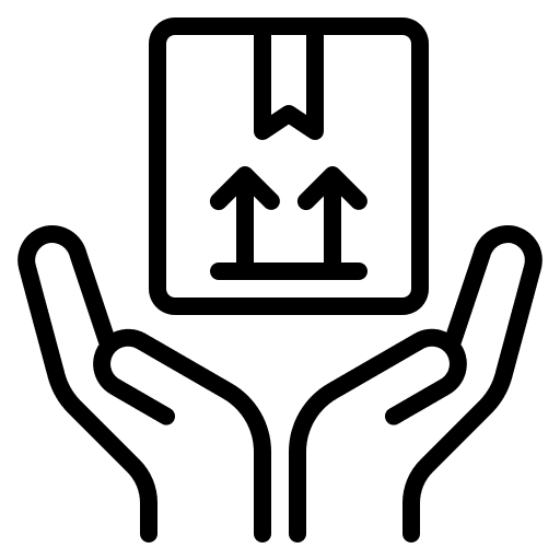 Product cardboard box delivery icon