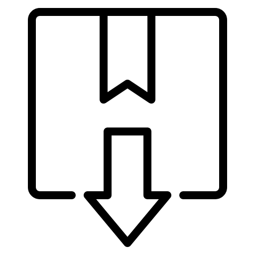 Import box import delivery icon