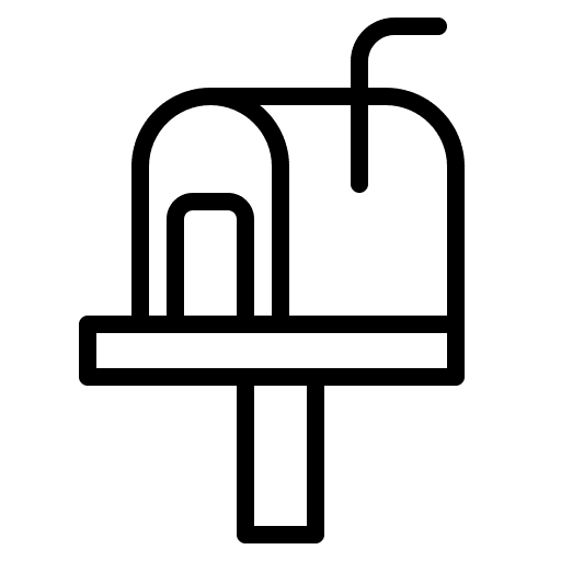 Mail box communications delivery letterbox icon