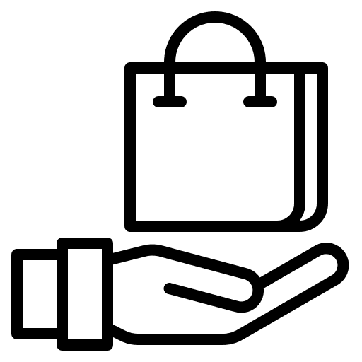 Shopping bag commerce shopping bag buy icon