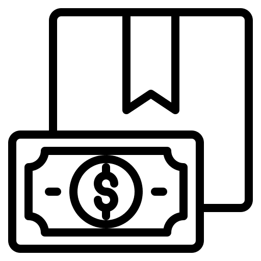 Shopping money commerce shipping and delivery icon