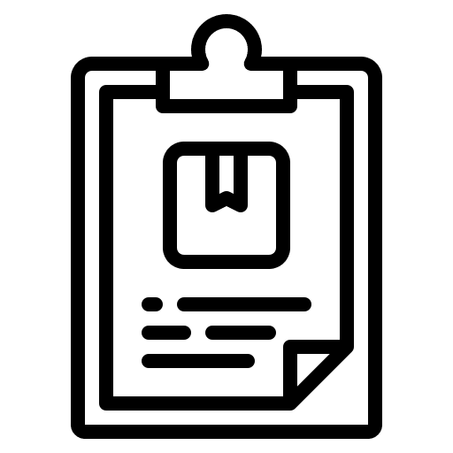 Clipboard clipboard file order icon