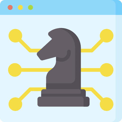 Digital strategy badge medal advertise icon