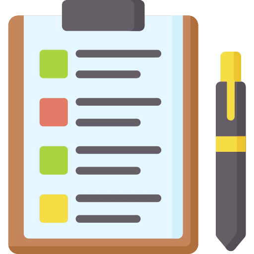 Evaluation evaluate check list clipboard icon