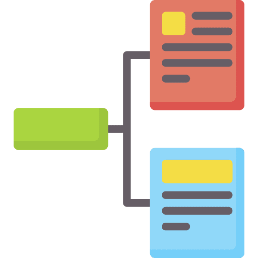 Organization chart sports and competition organized chart icon