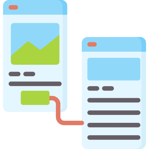 Flow ui connection flow icon