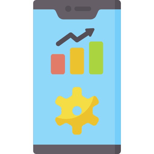 Optimization optimize cogwheel smartphone icon
