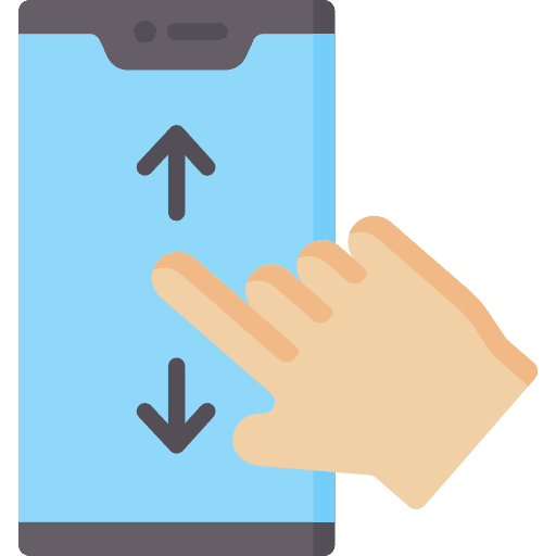 Scroll scroll down browser ui icon