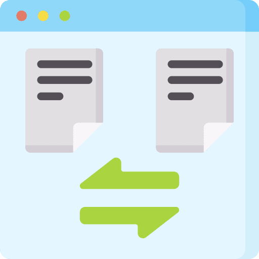 Data transfer ui traffic data synchronization icon