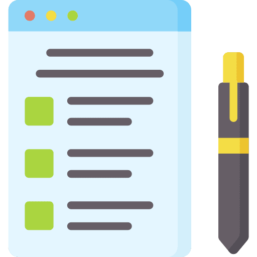 Survey criteria ui completed icon