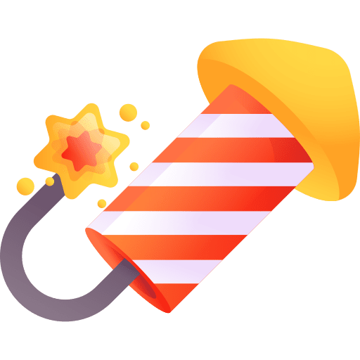 Fireworks rocket fireworks celebration icon