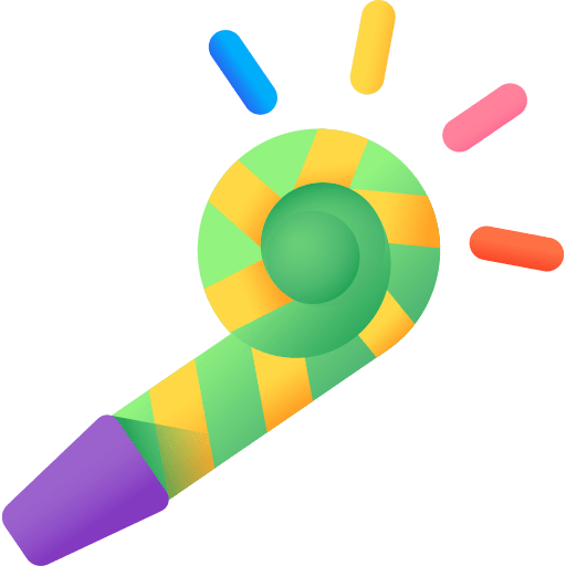 Blower blower party celebration icon