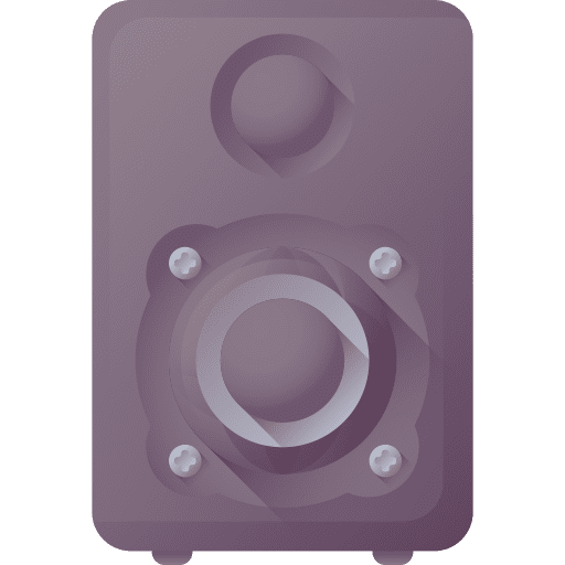 Speaker party sound audio icon