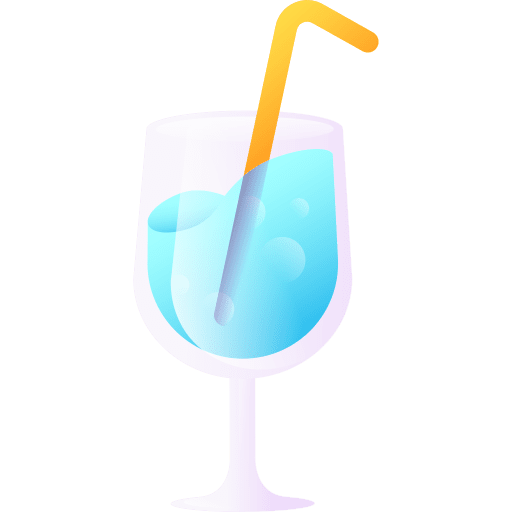 Drink straw food and restaurant party icon
