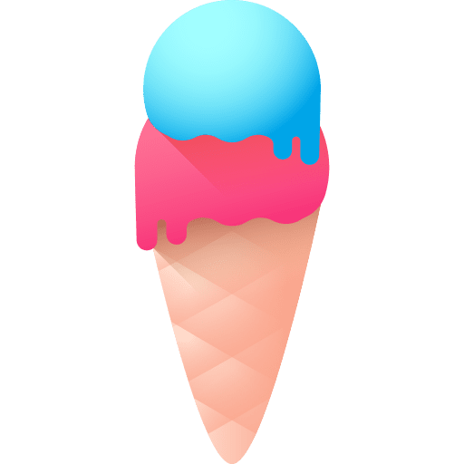 Ice cream cone food and restaurant food icon