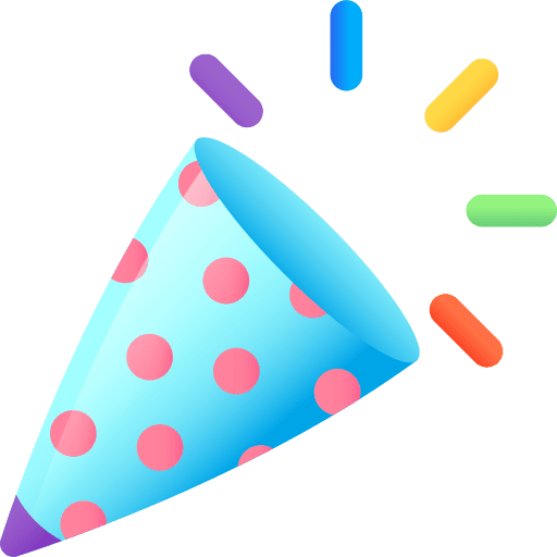 Megaphone birthday and party celebration horn icon
