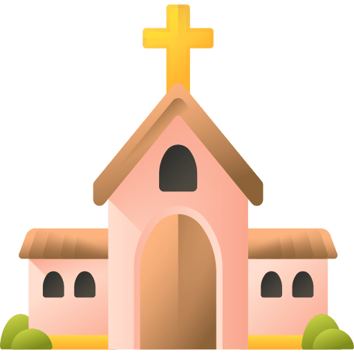 Church tradition architecture and city church icon