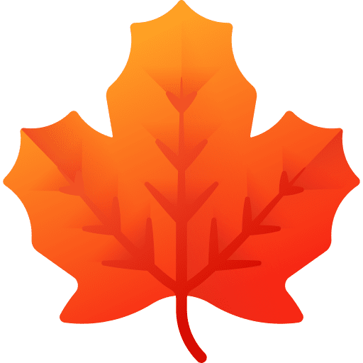 Leaf fall botanic autumn icon