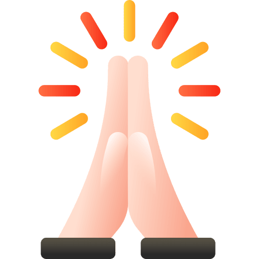 Praying hands belief pray icon