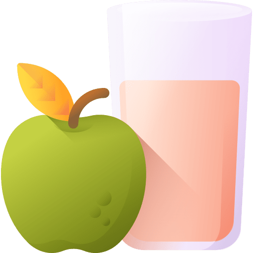Apple juice green apple fresh apple juice icon