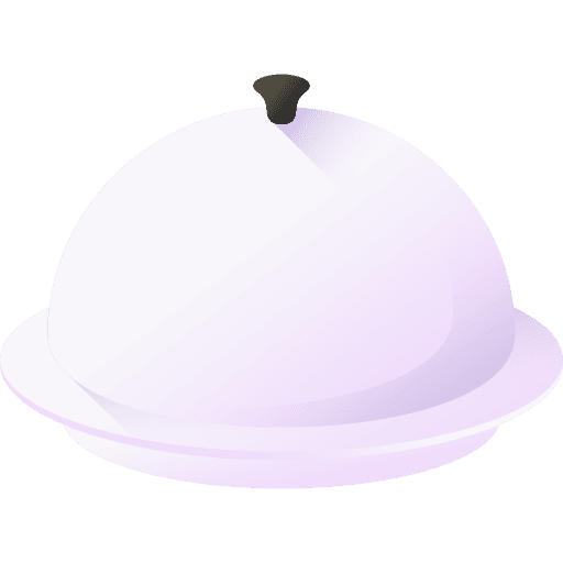 Cloche services food tray hotel icon