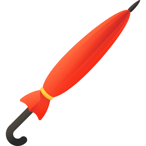 Umbrella fashion weather umbrella icon