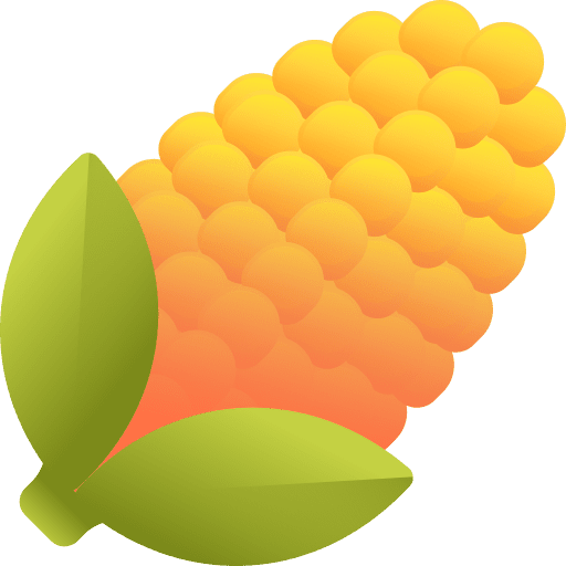 Corn corn organic healthy food icon