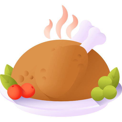 Turkey food and restaurant food thanksgiving icon